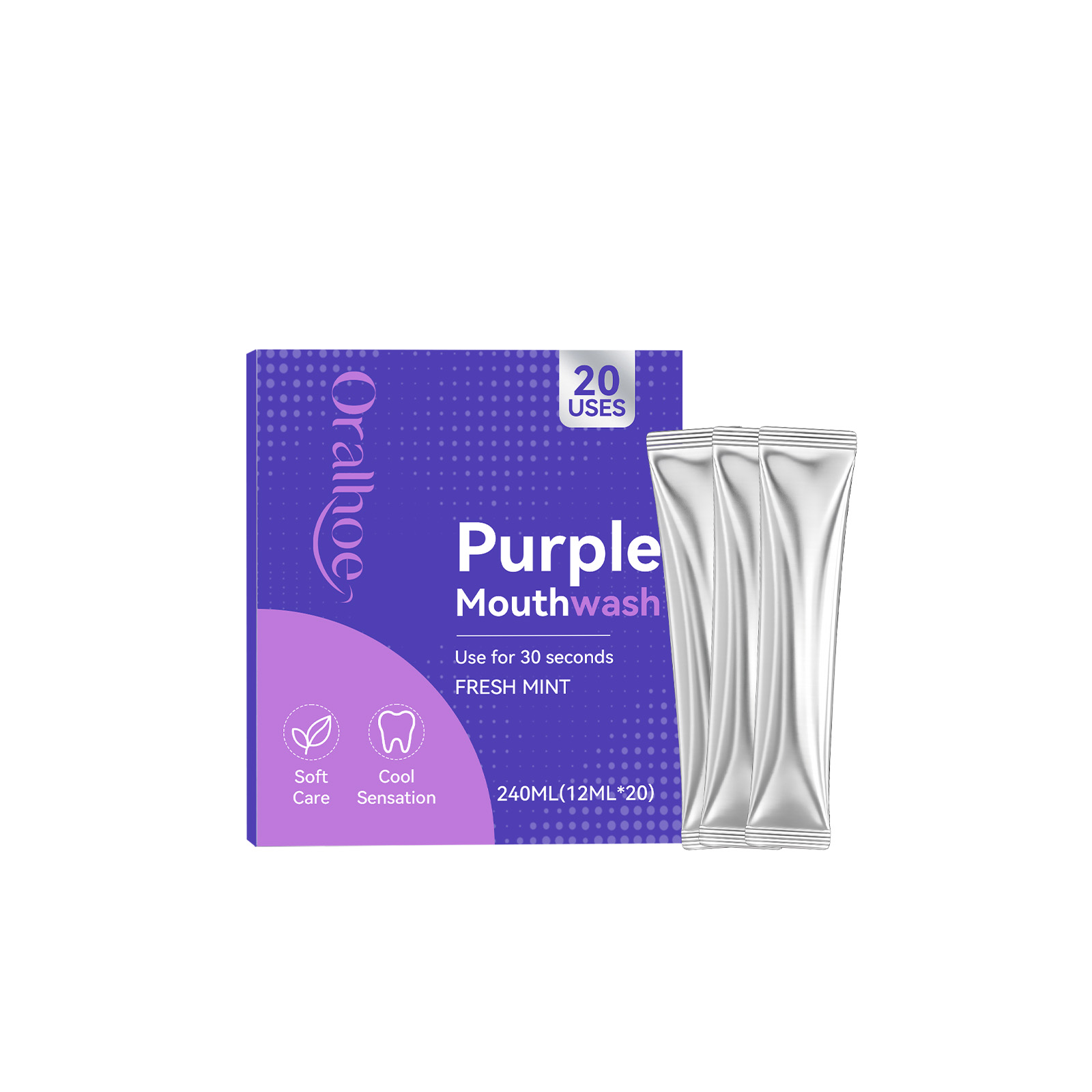 20 bouchons de bain de bouche  - Teeth Whitening Mouthwash avis et prix